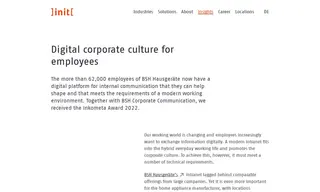 Preview of the BSH Hausgeräte Case Study