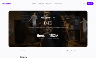 Preview of the D-ID Case Study