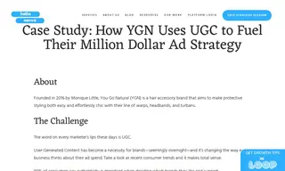 Preview of the You Go Natural Case Study