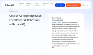 Preview of the Cowley College Case Study