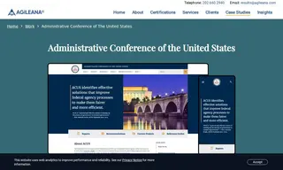 Preview of the Administrative Conference of the United States Case Study