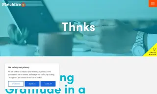 Preview of the Thnks Case Study
