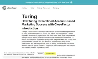 Preview of the Turing Case Study