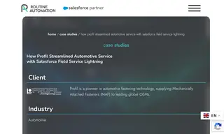 Preview of the Profil Verbindungstechnik Case Study