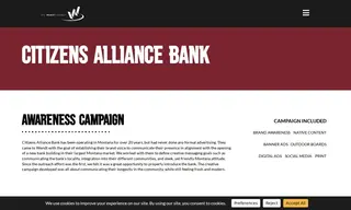 Preview of the Citizens Alliance Bank Case Study