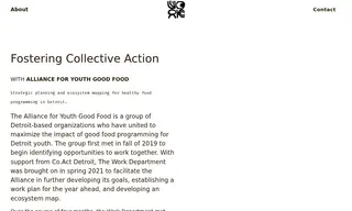 Preview of the Alliance for Youth Good Food Case Study