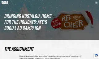 Preview of the Armed Forces Entertainment Case Study