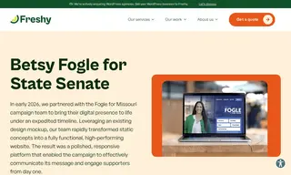 Preview of the Betsy Fogle for State Senate Case Study