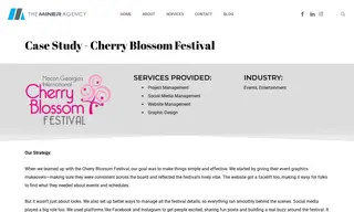 Preview of the Macon's International Cherry Blossom Festival Case Study