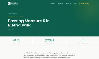 Preview of the Buena Park Case Study