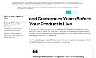 Preview of the NanoGraf Case Study