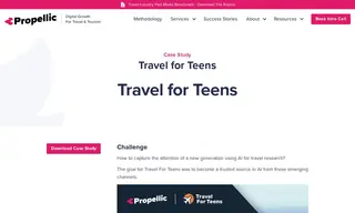 Preview of the Travel for Teens Case Study