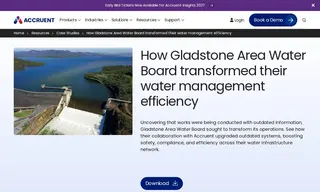 Preview of the Gladstone Area Water Board (gawb) Case Study