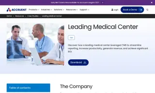 Preview of the Leading Medical Center Case Study
