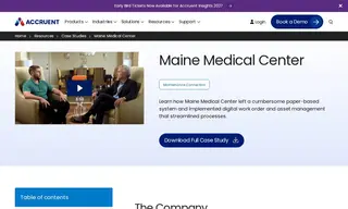Preview of the Maine Medical Center Case Study