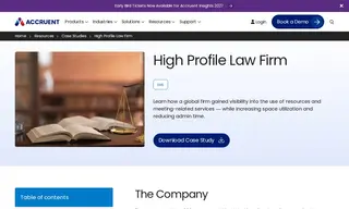Preview of the High Profile Law Firm Case Study