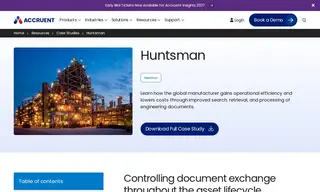 Preview of the Huntsman Corporation Case Study