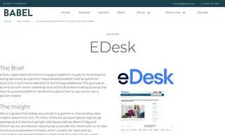 Preview of the eDesk Case Study
