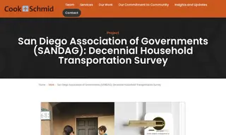 Preview of the San Diego Association of Governments (sandag) Case Study