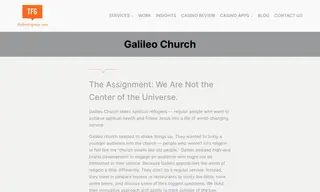 Preview of the Galileo Church Case Study