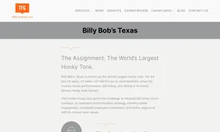Preview of the Billy Bob’s Texas Case Study