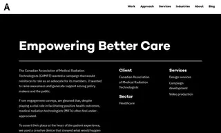 Preview of the Canadian Association of Medical Radiation Technologists Case Study