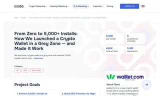 Preview of the Walllet.com Case Study