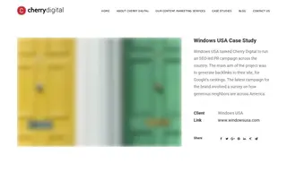 Preview of the Windows USA Case Study