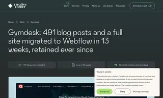 Preview of the Gymdesk Case Study