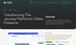 Preview of the The Journey Platform Case Study