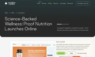 Preview of the ProofNutrition Case Study