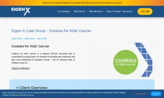 Preview of the Cookies for Kids’ Cancer Case Study