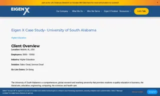 Preview of the University of South Alabama Case Study