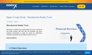Preview of the Brandywine Realty Trust Case Study
