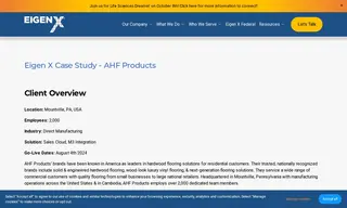 Preview of the AHF Products Case Study
