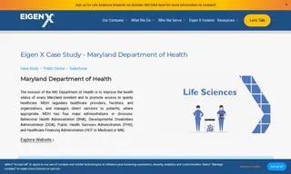 Preview of the Maryland Department of Health Case Study