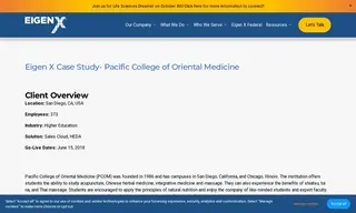 Preview of the Pacific College of Oriental Medicine Case Study