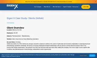 Preview of the Veltek Associates, Inc Case Study
