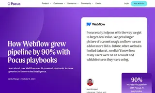 Preview of the Webflow Case Study