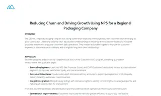 Preview of the Regional Packaging Company Case Study