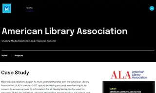 Preview of the American Library Association Case Study