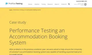Preview of the University of Leicester Case Study