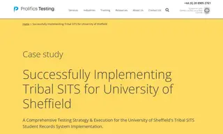 Preview of the University of Sheffield Case Study