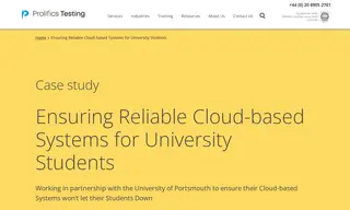 Preview of the University of Portsmouth (UoP) Case Study