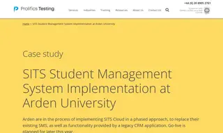 Preview of the Arden University Case Study