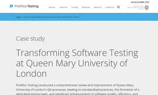 Preview of the Queen Mary University of London Case Study