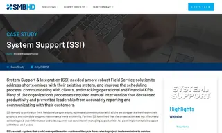 Preview of the System Support & Integration Case Study