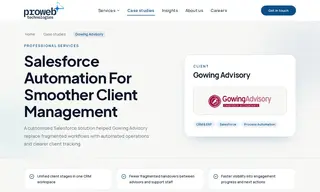 Preview of the Gowing Advisory Case Study