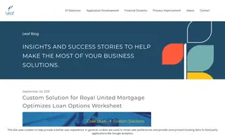 Preview of the Royal United Mortgage Case Study