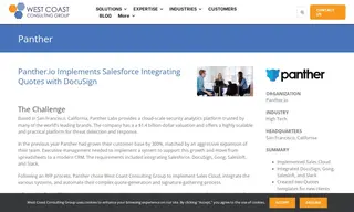 Preview of the Panther Labs Case Study